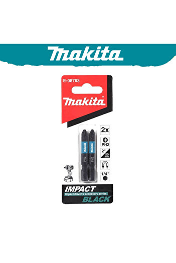 Makita E-08763 Makita E-08763 PH2 50MM Impact Screwdriver Bits 1/4 '' 2pcs Magnetic Phillips Driver Drill H