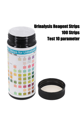 Choice 100 Strips URS-10T Reagent Urinalysis Strips 10 Parameters Urine Test Strips Leukocytes Protein P...