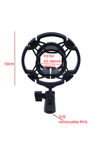 Choice Black Universal Professional Condenser Microphone Shock Mount Holder Studio Recording Bracket For La