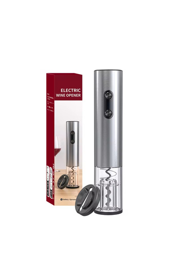 Choice Silver Electric Wine Bottle Opener Automatic Red Wine Corkscrew Wine Opener Wine Tools Kitchen Produ