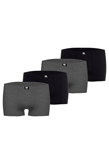 Ceceba Herren Boxershorts, 4er Pack - Konvex, Unterw sche, Logo, einfarbig