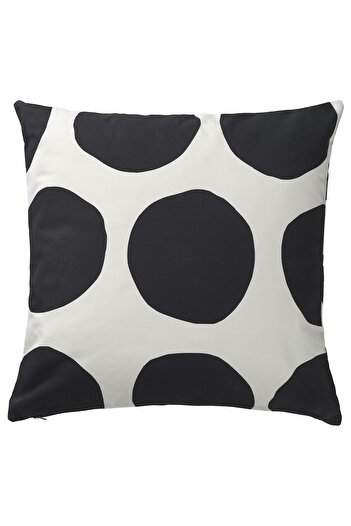 IKEA Blåmunkar Cushion Cover 50x50 Cm – White Black Dot Pattern, Modern & Easy To Style