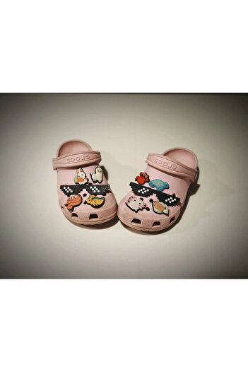 CosmosCraft 2 Pieces Thuglife Glasses Slipper Ornament, Plastic