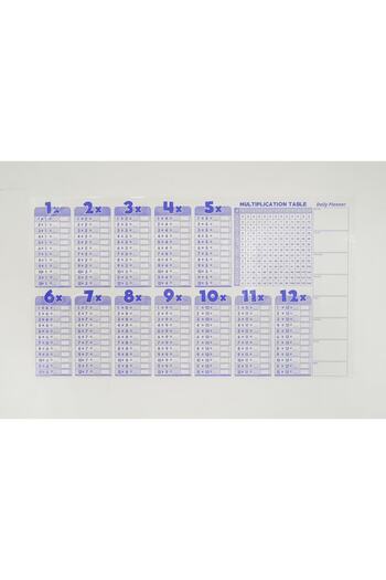 TutturX Dry Erase Multiplication Table