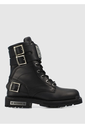 Harley Davidson Ricketson Black Erke Δερμάτινες Μπότες 025M100560