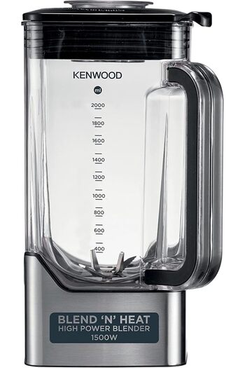 Kenwood خلاط كهربائي ممتاز، ١٥٠٠ واط، كأس سعة ٣ لتر، زجاجتان من العصائر، خاصية التسخين، ١٠ سرعات