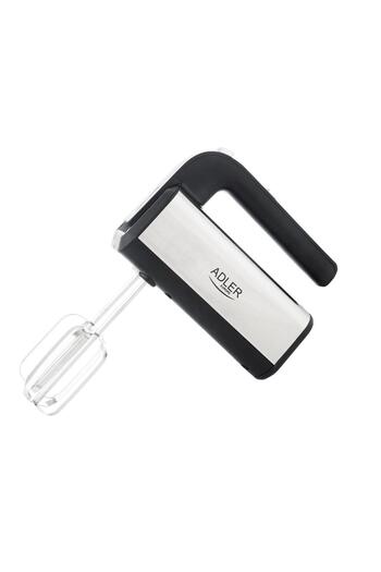 adler Mixer de mana Adler AD 4225, 800 W, 5 viteze, Turbo, LED (Negru/Inox)