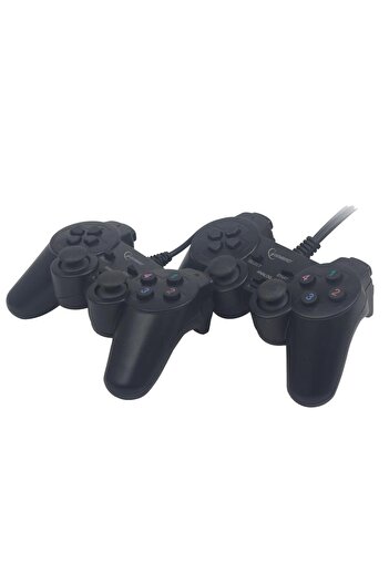 Gembird Set 2 Gamepad Gembird JPD-UDV2-01, Dual vibration, USB, pentru PC