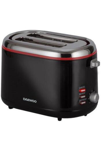 Daewoo Daewoo DBT70B Toaster, 900 W, 2 slices (Black)