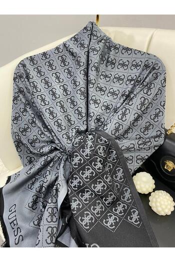 Oxygen Scarfs Şal de mătase caşmir cu model Gue - 7860