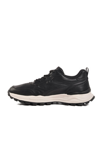 Bulldozer Black Memory Foam Genuine Leather Men's Sports Shoes 250427   M