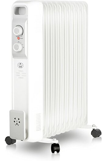 ALSAIF 2500W Electric oil heater 15 fins with heat settings, power indicator, adjustable heat contro