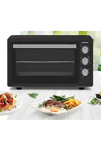 Heinner Heinner HCE-S37DKA electric oven, 1650W, capacity 37l, 220 C, 6 cooking functions, timer, grill
