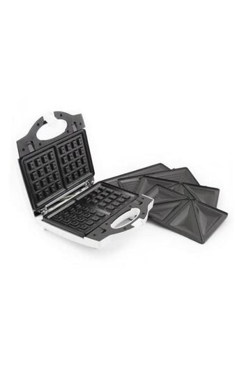 ESPERANZA Aparat pentru sandvișoare Esperanza Portabella EKT006W, 3 locuri, 700W (Alb)