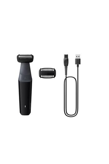 Philips Aparat de tuns corporal Philips BG3017/01, Autonomie 50 min, Rezistent la apa (Negru)