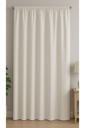 Yuka Curtain Satin Texture 1St Quality Ugur Paint - Long Length Without Pleats
