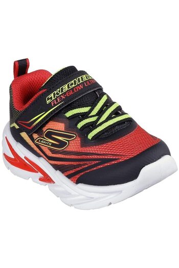 SKECHERS Tenisky Skechers S Lights-flex-glow, Červené, Dětské