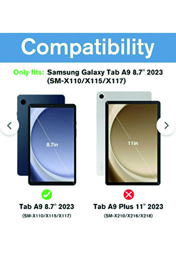 GoGoPlus Samsung Galaxy Tab A9 8.7 Inch Sm-X110 Compatible Silicone Case