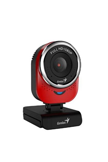 GENIUS Camera Web Genius QCam 6000, Full HD, Microfon (Rosu)