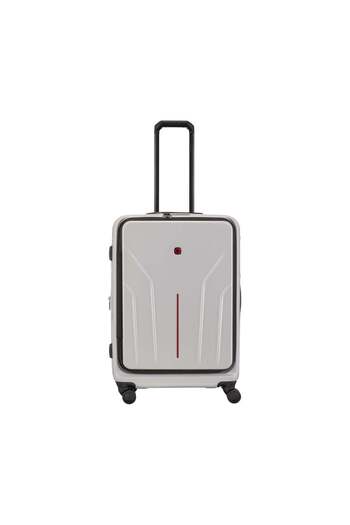 Wenger Amplix Hardside Expandable 69cm Check-In Luggage Trolley - Silver