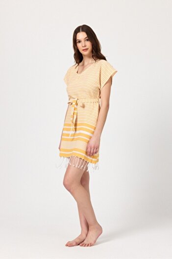 Mulberry Katya Plaj elbisesi Tunik pareo %100 Pamuk