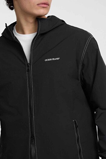 Guess Erkek GJ Packable Windbrak Mont - Siyah