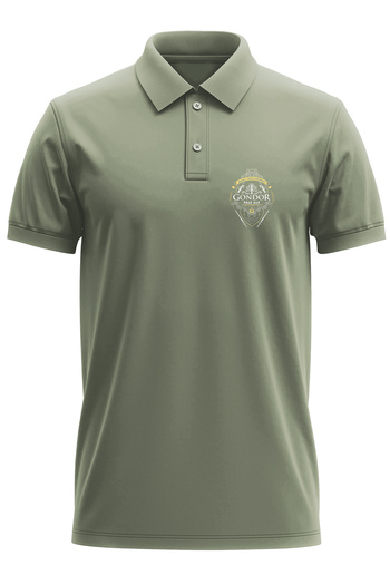 remonz Gondor Printed 100% Cotton Regular Fit Polo Neck T-Shirt