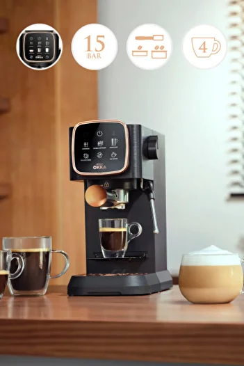 Arzum OK 0034-05 Okka Espresso Solo Semi-Automatic Espresso Machine