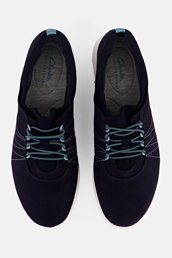 CLARKS Women Standard Fit Adella Stroll Casual Shoes, Navy