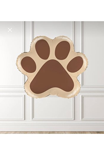 Deniz Party Store Caramel Paw Foil Balloon Cat Dog Birthday Party Balloon 52 X 44.5 cm 1 Piece