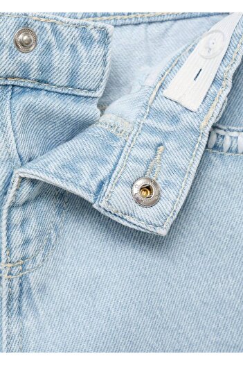 MANGO Baby İşlemeli Culotte Jean Pantolon