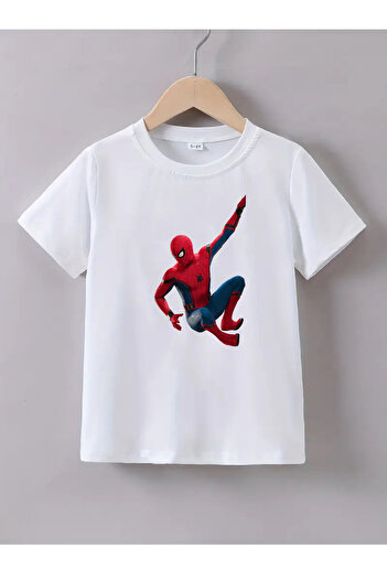 makiteks Best Cotton Cottons Boys Girls Kids Tshirt 5-14 Years Spiderman 3D