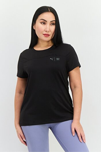 Puma Women Sportswear Fit Short Sleeve Training T-Shirts, Black