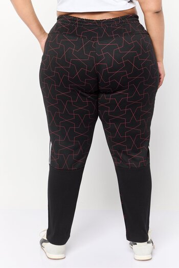 adidas Women Regular Fit Running Track Pants, Black