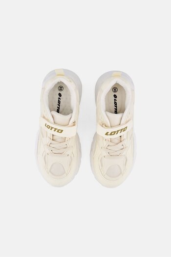 Lotto Kids Boy Velcro Closure Outdoor Sports Shoes, Beige