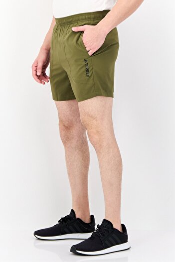 adidas Men Sportswear Fit Hiking Shorts, Olive