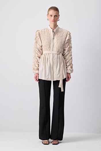 Touché Privé Drawstring Zipper Jacket
