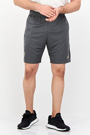 adidas Men Regular Fit Football Shorts, Grey