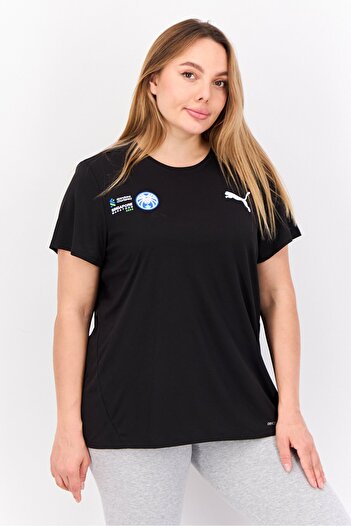 Puma Women Sportswear Fit Short Sleeve Singapore Marathon 2023 Running T-Shirt, Black