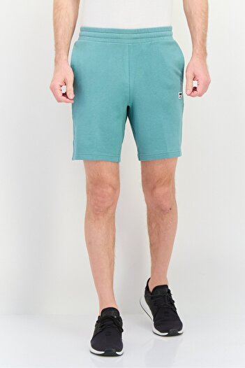 Puma Men Relaxed Fit Embroidered Logo Outdoor Shorts, Sage Green