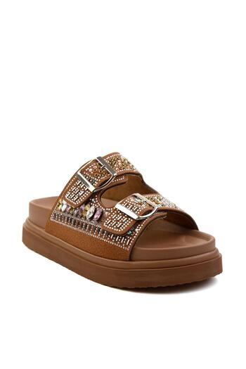 Bambi Tan Women's Slippers K04429320287