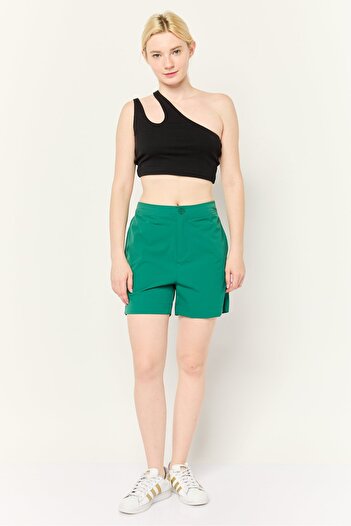 Esprit Men Solid Chino Shorts, Teal Green