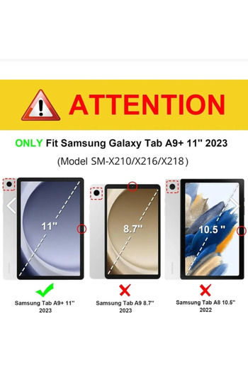 GoGoPlus Samsung Galaxy Tab A9 Plus Tablet Case (11Th) Tablet Silicone Case