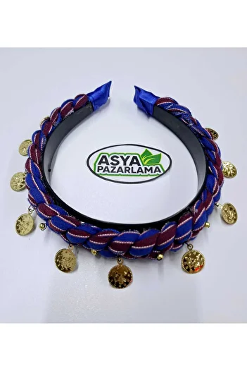 ASYA PAZARLAMA Coroana Lira albastru Bordeaux de la Marea Neagră, Keşan, Esarfă, Şal, Eşarfă, Bandă de păr, Bandană, Puşi