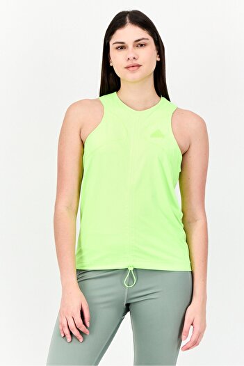 adidas Women Sportswear Fit Sleeveless Training Jersey, Lime