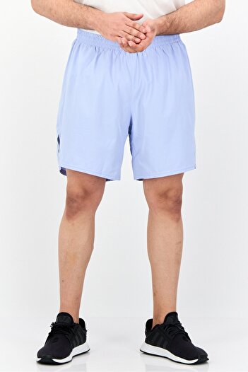 adidas Men Slim Fit 7 Inseam Running Shorts, Slate Blue