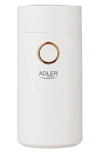 adler Adler AD4446wg coffee grinder, 75 g, 150 W (White/Gold)