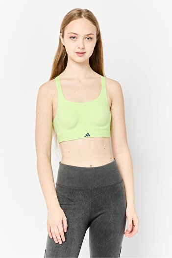 adidas Women Padded Sports Bra, Light Green