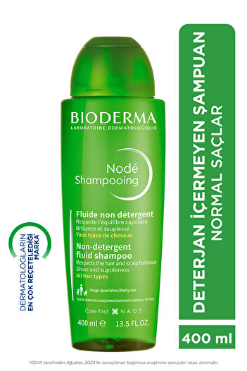Bioderma Șampon Node Fluid pentru utilizare frecventă pentru toate tipurile de păr 400 ml