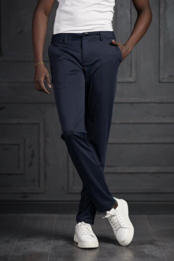 PERPANT Beli Lastikli Ve İplikli Likralı Yazlık İnce Paraşüt Kumaş Jogger Pantolon